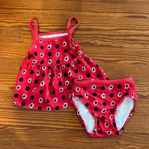 Hanna Andersson Bathing Suit Set - Sz 85 2T
